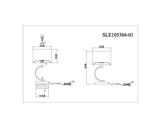 Заказать Настольная лампа Evoluce SLE105304-01| VIVID-LIGHT.RU