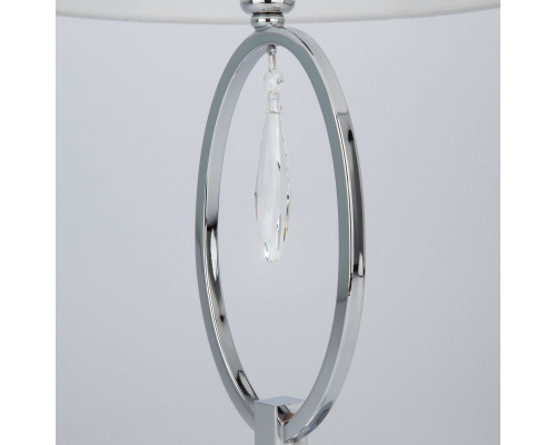 Купить Настольная лампа Eurosvet 01055/1 хром/прозрачный хрусталь Strotskis| VIVID-LIGHT.RU