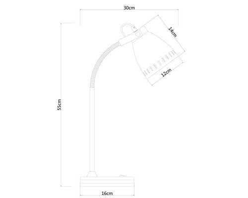 Оформить заказ Настольная лампа ARTE Lamp A2214LT-1AB| VIVID-LIGHT.RU