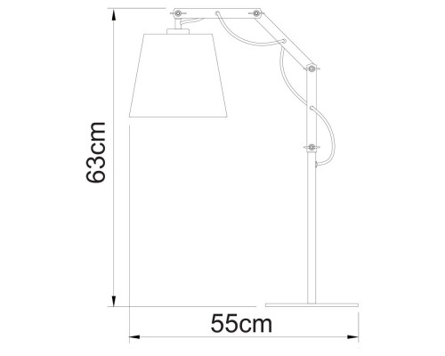 Оформить заказ Настольная лампа ARTE Lamp A5700LT-1WH| VIVID-LIGHT.RU
