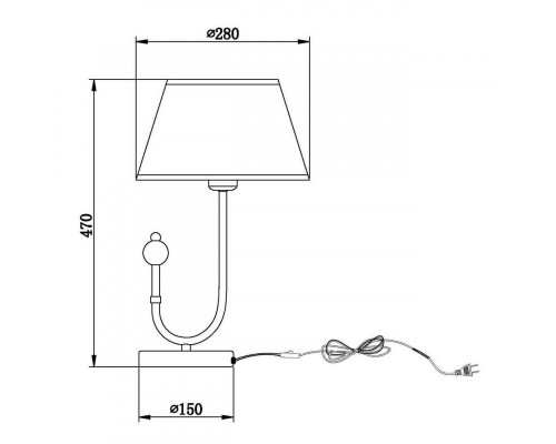 Сделать заказ Настольная лампа Vele Luce VL1933N01| VIVID-LIGHT.RU