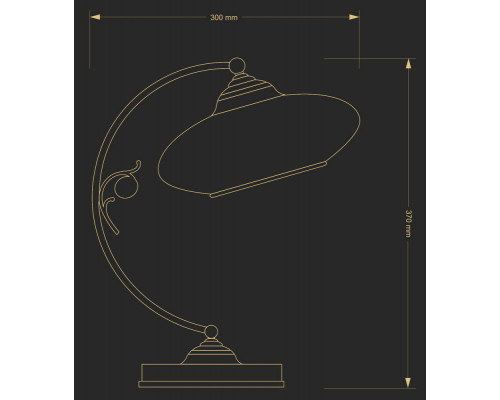 Купить Настольная лампа Kutek CAS-LG-1(P)| VIVID-LIGHT.RU