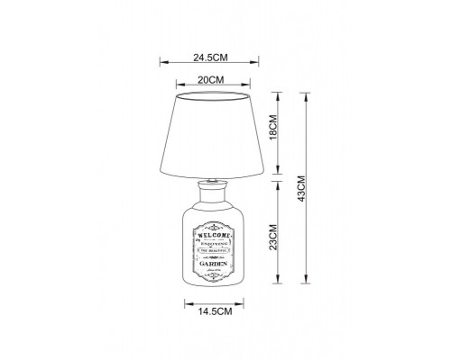 Купить Настольная лампа ARTE Lamp A4272LT-1GY| VIVID-LIGHT.RU