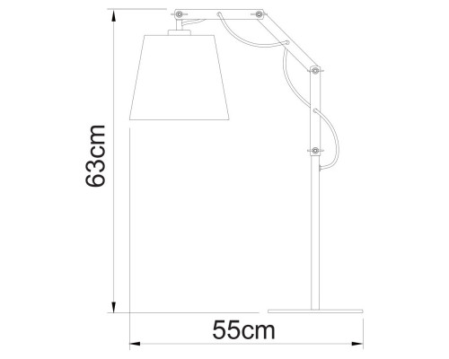 Купить Настольная лампа ARTE Lamp A5700LT-1BK| VIVID-LIGHT.RU