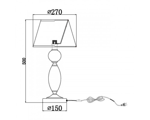 Оформить заказ Настольная лампа Vele Luce VL2014N01| VIVID-LIGHT.RU