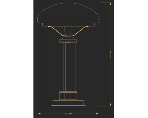 Заказать Настольная лампа Kutek DEC-LG-1(P)GR| VIVID-LIGHT.RU