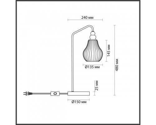 Купить Настольная лампа LUMION 4562/1T| VIVID-LIGHT.RU