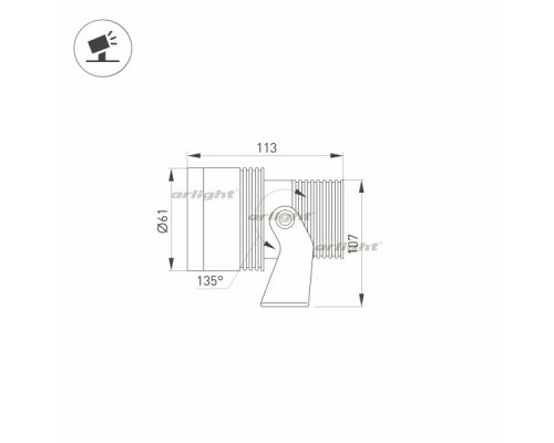 Сделать заказ Садовый светильник Arlight 032559| VIVID-LIGHT.RU