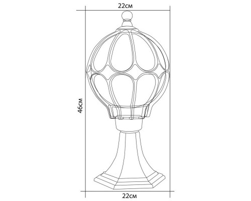 Купить Садовый светильник Feron 11365| VIVID-LIGHT.RU