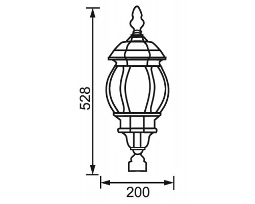Заказать Садовый светильник Elektrostandard 1043 черное золото| VIVID-LIGHT.RU