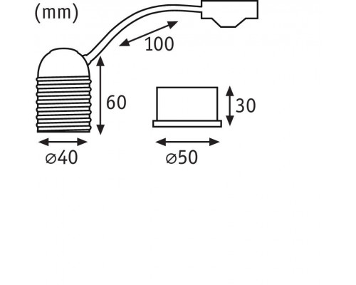 Сделать заказ 93691 Крепежный элемент-переходник E27 Fassung max10W Ws Adapt f EBL Paulmann| VIVID-LIGHT.RU