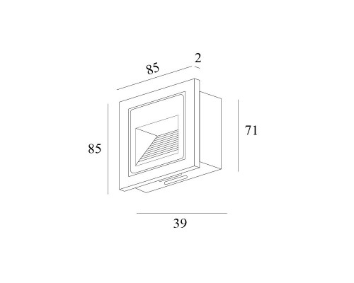 Сделать заказ Подсветка ступеней лестницы Denkirs DK1016-DG| VIVID-LIGHT.RU