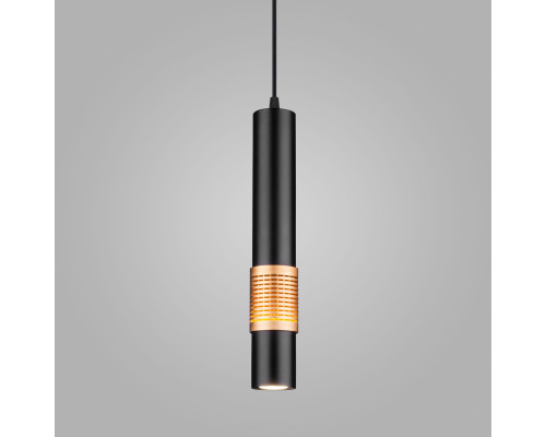 Заказать Подвесной светильник Elektrostandard DLN001 MR16 9W 4200K черный матовый/золото| VIVID-LIGHT.RU
