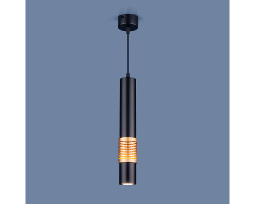 Заказать Подвесной светильник Elektrostandard DLN001 MR16 9W 4200K черный матовый/золото| VIVID-LIGHT.RU