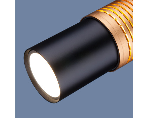 Заказать Подвесной светильник Elektrostandard DLN001 MR16 9W 4200K черный матовый/золото| VIVID-LIGHT.RU