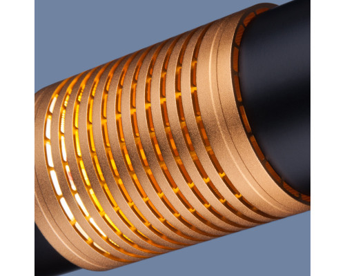 Заказать Подвесной светильник Elektrostandard DLN001 MR16 9W 4200K черный матовый/золото| VIVID-LIGHT.RU