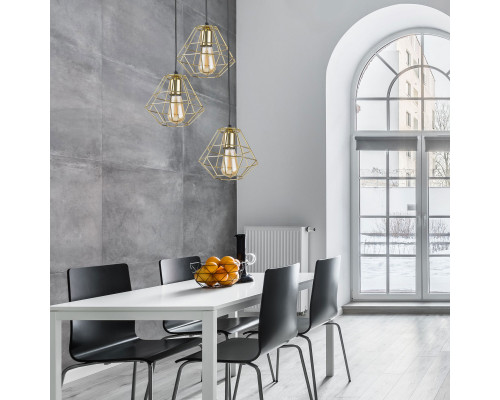 Купить Подвесной светильник TK Lighting 4111 Diamond Gold| VIVID-LIGHT.RU