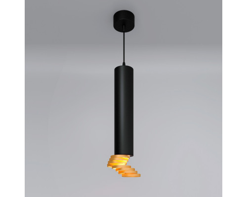 Купить Подвесной светильник Elektrostandard DLN103 GU10 черный/золото| VIVID-LIGHT.RU