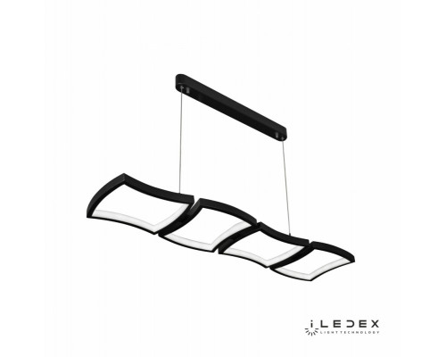 Купить Подвесной светильник iLedex 8196-4L-D-T BK| VIVID-LIGHT.RU
