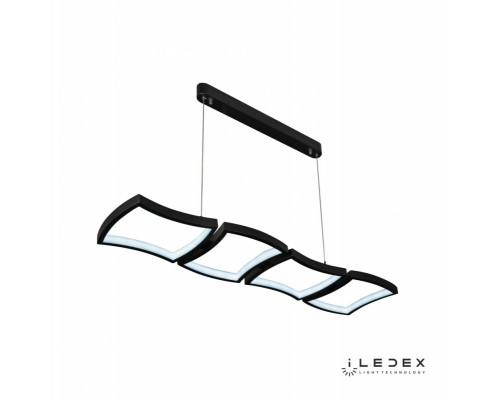 Купить Подвесной светильник iLedex 8196-4L-D-T BK| VIVID-LIGHT.RU