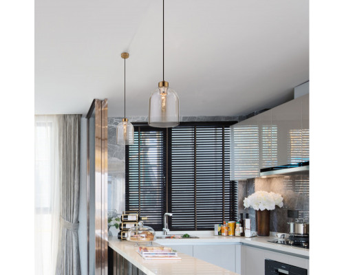 Купить Подвесной светильник Eurosvet 50119/1 латунь| VIVID-LIGHT.RU