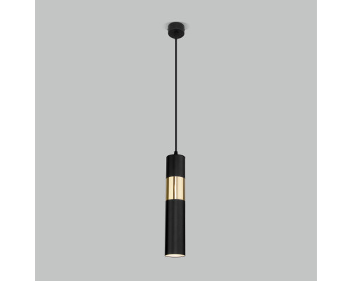 Оформить заказ Подвесной светильник Eurosvet 50097/1 черный/золото| VIVID-LIGHT.RU