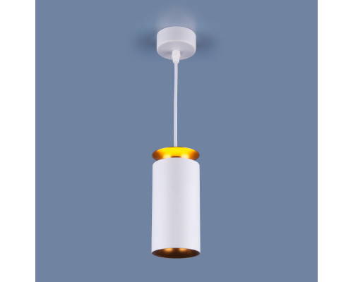 Купить Подвесной светильник Elektrostandard DLS021 9+4W 4200К белый матовый/золото| VIVID-LIGHT.RU