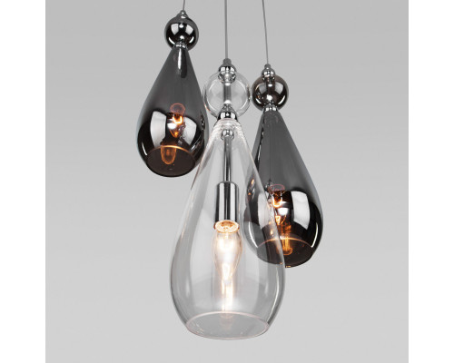 Купить Подвесной светильник Eurosvet 50202/3 хром| VIVID-LIGHT.RU