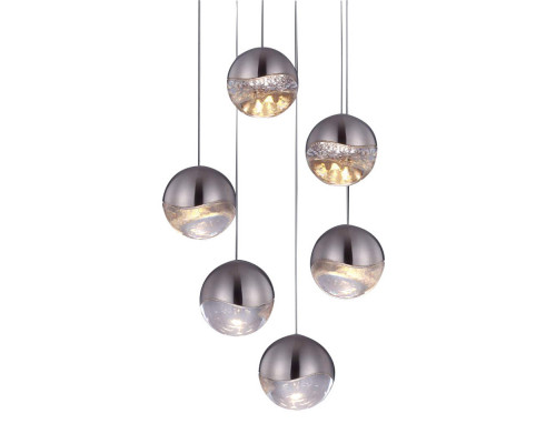 Заказать Подвесной светильник DeLight Collection SD3301-6U nickel| VIVID-LIGHT.RU