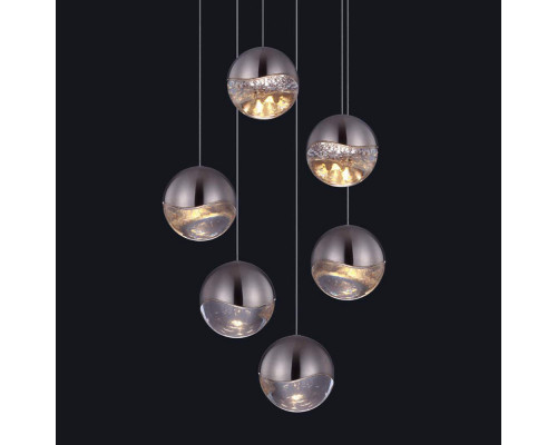 Сделать заказ Подвесной светильник DeLight Collection SD3301-6U nickel| VIVID-LIGHT.RU