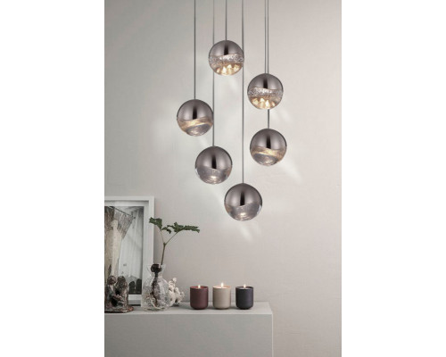 Сделать заказ Подвесной светильник DeLight Collection SD3301-6U nickel| VIVID-LIGHT.RU