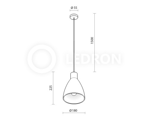 Купить Подвесной светильник LeDron 2507B| VIVID-LIGHT.RU
