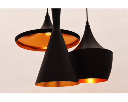 Сделать заказ Подвесной светильник Lumina Deco LDP 7712-3 BK| VIVID-LIGHT.RU