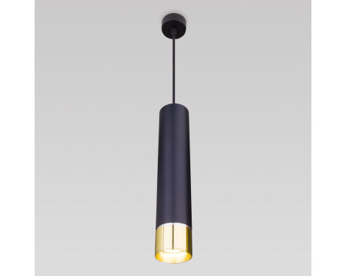 Оформить заказ Подвесной светильник Elektrostandard DLN107 GU10 черный/золото| VIVID-LIGHT.RU