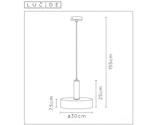 Купить Подвесной светильник LUCIDE 30472/30/02| VIVID-LIGHT.RU