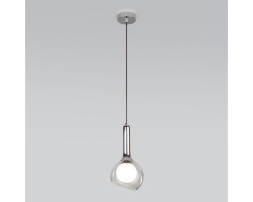 Оформить заказ Подвесной светильник Eurosvet 50188/1 хром| VIVID-LIGHT.RU