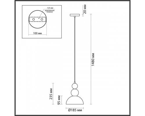 Купить Подвесной светильник LUMION 5615/1| VIVID-LIGHT.RU