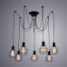 Заказать Подвесной светильник ARTE Lamp A1109SP-7BK| VIVID-LIGHT.RU