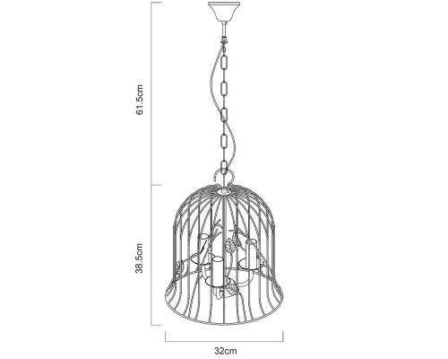 Заказать Подвесной светильник ARTE Lamp A1878SP-3WG| VIVID-LIGHT.RU
