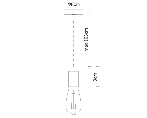 Оформить заказ Подвесной светильник ARTE Lamp A9184SP-1BK| VIVID-LIGHT.RU