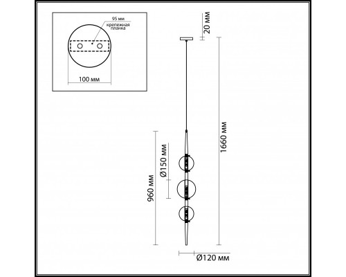 Заказать Подвесной светильник Odeon Light 4683/3| VIVID-LIGHT.RU