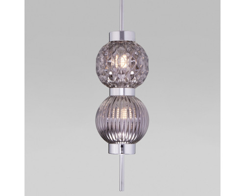 Купить Подвесной светильник Eurosvet 50186/2 хром| VIVID-LIGHT.RU
