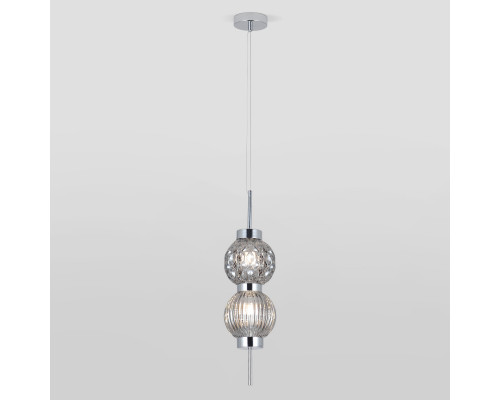 Оформить заказ Подвесной светильник Eurosvet 50186/2 хром| VIVID-LIGHT.RU