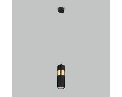 Заказать Подвесной светильник Eurosvet 50096/1 черный/золото| VIVID-LIGHT.RU