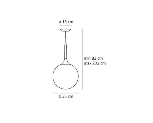 Купить Подвесной светильник Artemide 1052010A| VIVID-LIGHT.RU