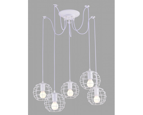 Оформить заказ Подвесной светильник ARTE Lamp A1110SP-5WH| VIVID-LIGHT.RU