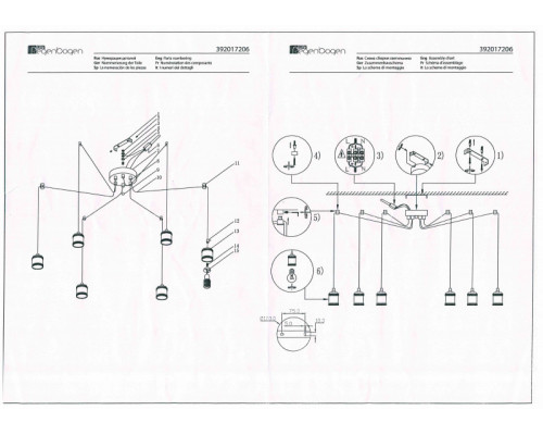 Оформить заказ Подвесной светильник DeMarkt 392017206| VIVID-LIGHT.RU