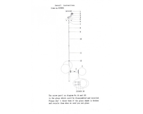 Заказать Подвесной светильник Lightstar 815031| VIVID-LIGHT.RU