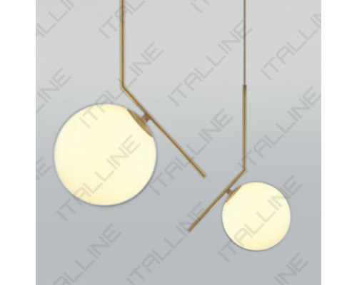 Купить Подвесной светильник ITALLINE Bolla SP 6212/200 brass| VIVID-LIGHT.RU