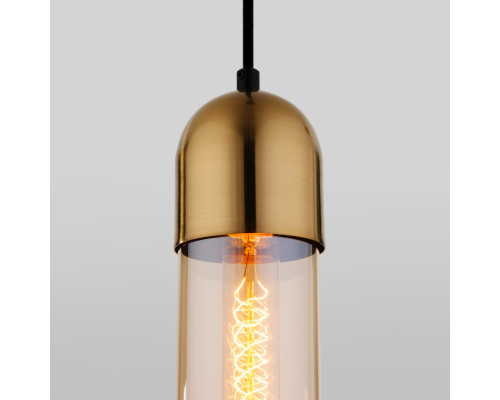 Купить Подвесной светильник Eurosvet 50180/1 янтарный| VIVID-LIGHT.RU